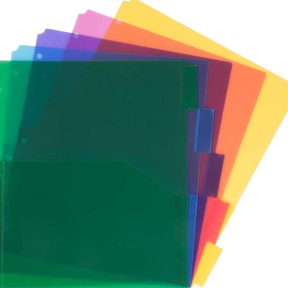 3-Ring Binder Plastic Dividers (2 packs)